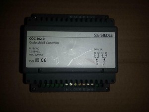 Siedle Coc 502 0 Codeschloss Controller Geb Sprechanlage 24v 2a Turoffner Ebay