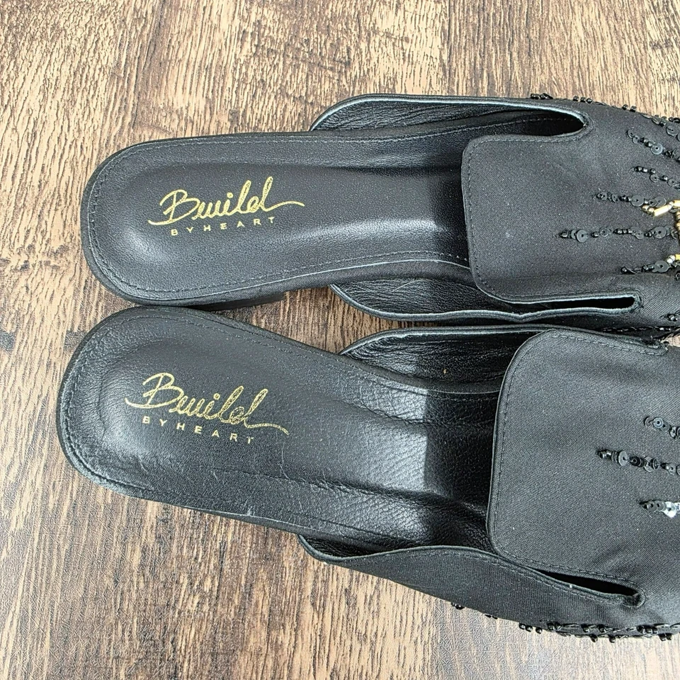 Mulas BWild ByHeart Isan 40 cuentas de oro negro Tailandia hechas a mano salvajes en la ciudad Foto 3 de 4