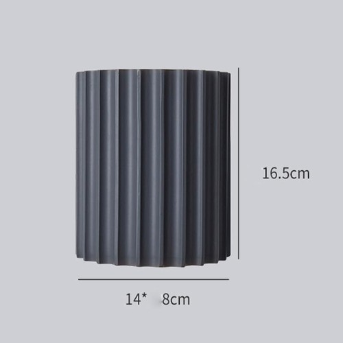 Modern LED Wall Sconce Minimalist Resin Wall Light Nordic Style Half-Cylinder - Picture 2 of 4