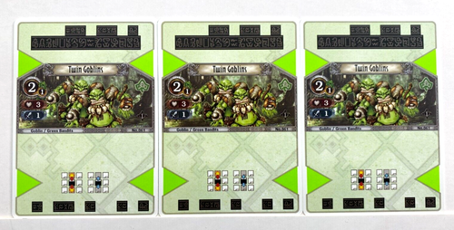 VTG Sony PS3 Eye Judgment English Series 1 (x3) Wizards Twin Goblins #061