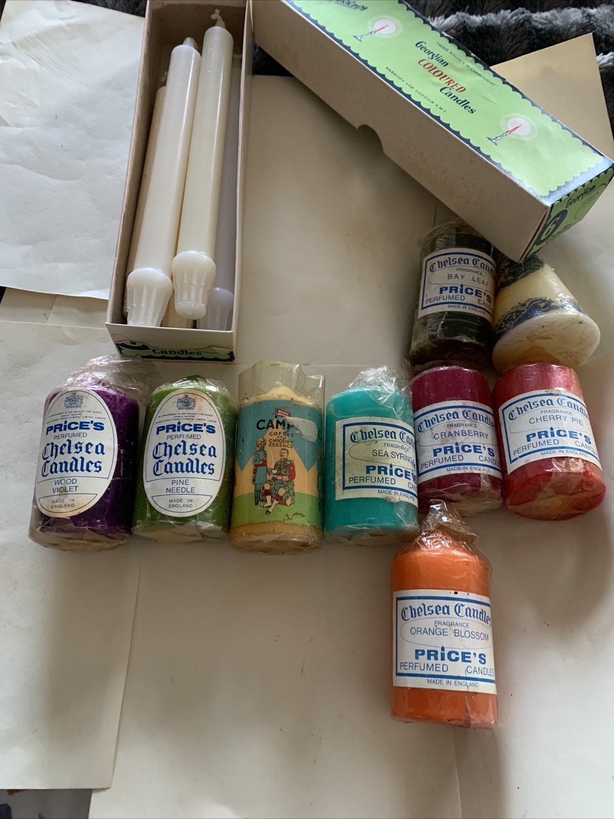 Job Lot Price's vintage Chelsea candles Mixed Job Lot..See Photos eBay