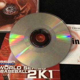 World Series Baseball 2K1 (Sega Dreamcast, 2000) Sega All Stars, Used, Manual VG