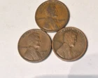 1916 P, D, S Lincoln Wheat Cent, Penny, Fine