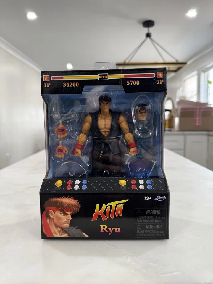 Juego completo de 4 figuras de acción Kith x Marvel VS Capcom Jada Toys Marvel Legends Foto 4 de 4