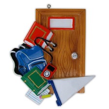 Dorm Door Personalized Christmas Tree Ornament