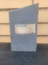 Vintage Huot Drill Index Made in USA 1/16 to 1/2 by 1/64