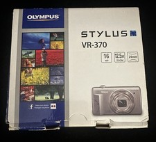 Olympus Stylus VR-370 Digital Camera Black 16 MP 12.5x Zoom 24mm HD 720 Compact