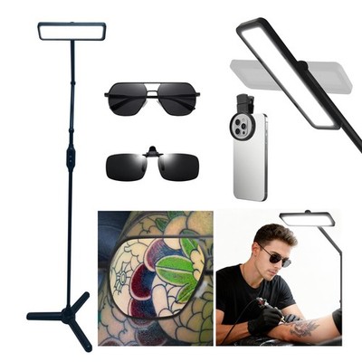 GBK Tattoo Shading Pro Light Floor Lamp with CPL Filter Lens Reduce Black