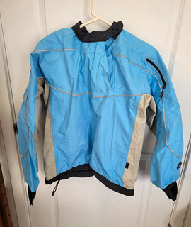 NRS Paddling Jacket Dry Top Blue/Gray Size L