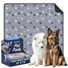 Washable Dog Pads - Extra Large Reusable Training Mat, Absorbent Non-Slip Pot...