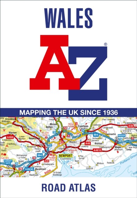 Wales A-Z Road Atlas by A-Z Maps (Paperback Book) - Image 3