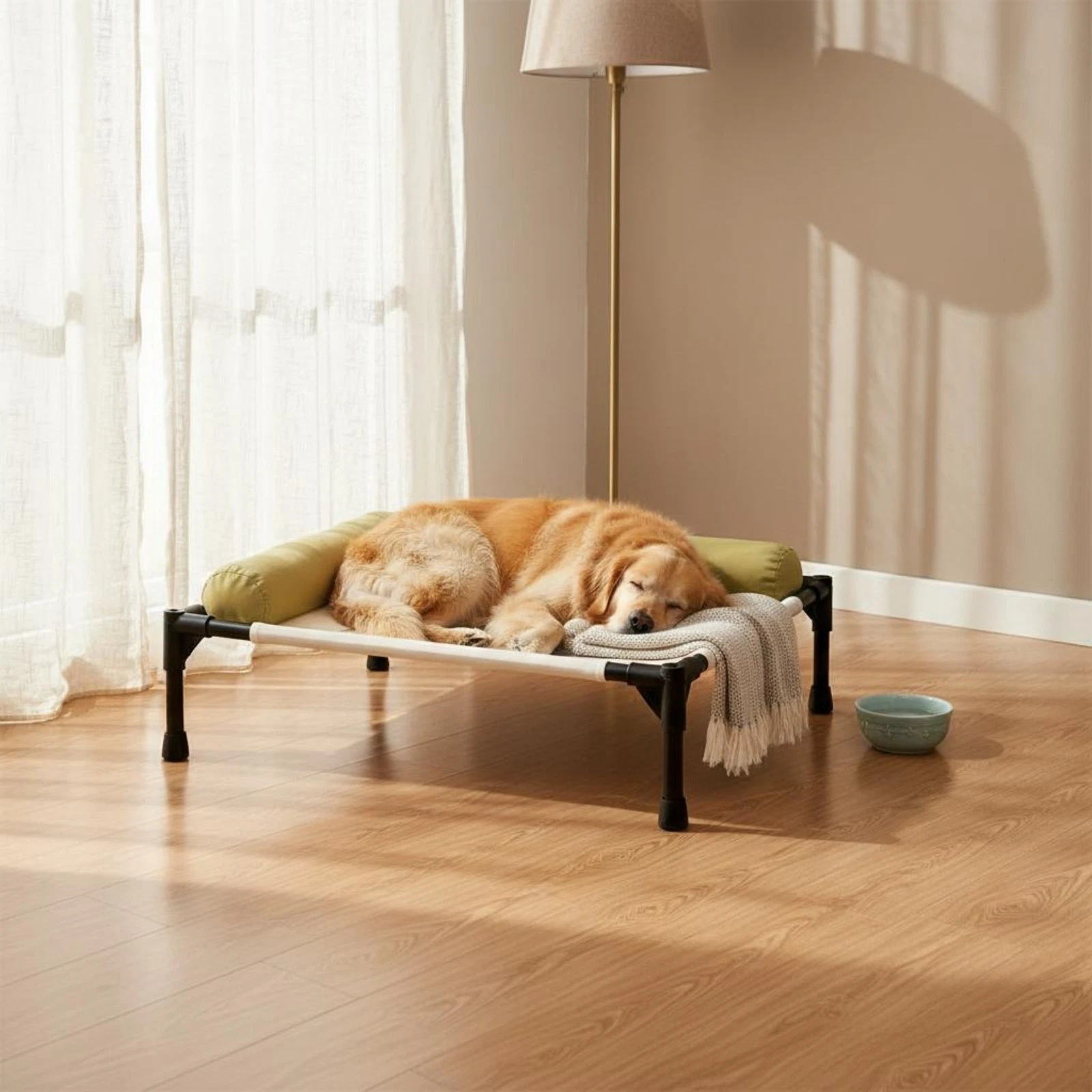 Breathable Elevated Pet Bed Removable Cover Raised Dog Raised Pet Bed Universal