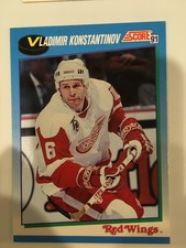 Vladimir Konstantinov ROOKIE CARD 1991-92 Score Canadian #659 (RC)