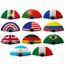 World Cup Hand Fan 2026 Soccer Mexico USA Folding Festival Sports Hand Fans