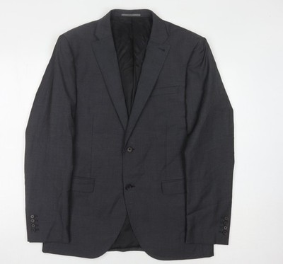 Graue Anzugjacke Herren UK Größe 40 NEXT Regular