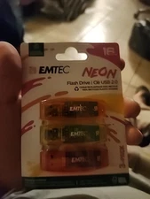 EMTEC USB 2.0 C410 NEON 16GB 3-Package Flash Drive