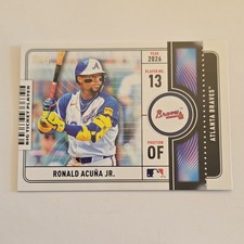 Topps Big Ticket Player Ronald Acuña Jr. Atlanta Braves BTP-7 2026 Baseball Card