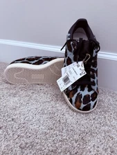 adidas Originals Stan Smith Leopard CalfHair Men/Women Skytint Blk White GY8797