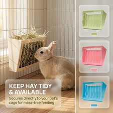 Hanging Hay Rack Large Capacity Grass Holder  Small Pet Feeding