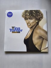 Image of Tina Turner Simply the Best Double LP Vinyl Album in Blue