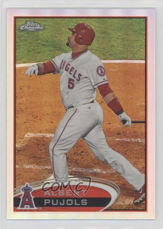 2012 Topps Chrome Refractor Albert Pujols #80 0d08