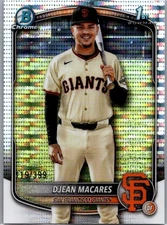 2025 Bowman Chrome #BCP-237 Djean Macares Pulsar Bowman 1st