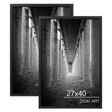 27x40 Poster Frame Black 2 Pack, Poster Frames 27 x 40 inches or 27x40 Pictur...