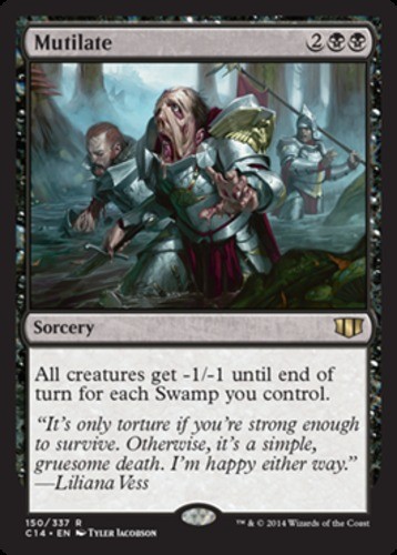 1x Mutilate MTG - Commander 2014 - Moderate Play