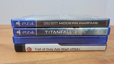 PS4 Playstation 4 Lot of 4 Games - Call of Duty, Titanfall, Battlefield