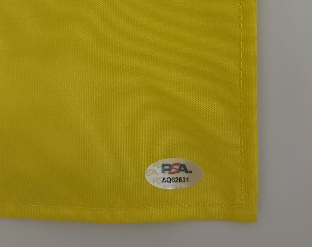 Rory Mcilroy Signed Autographed 2026 Masters Authentic Golf Flag Champ PSA DNA view 3
