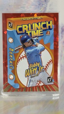 Ultra Rare!🔥2026 Donruss #3  Crunch Time RED ICE /99 Bobby Witt Jr. Royals