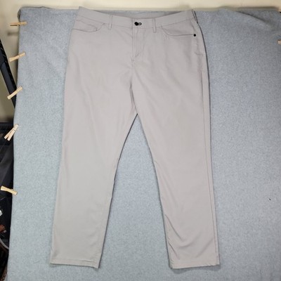 Mens Public Rec 5 Pocket Pants Gray 40x32 Straight Chino Stretch Performance