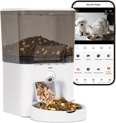Automatic Cat Feeder with Camera, 5G Wifi Smart APP Control Automatic Dog Feeder