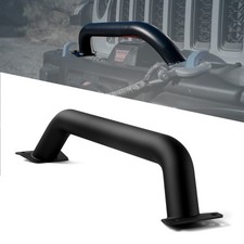 Rocktrix Short Bumper Bar Brush Guard For 2018 Wrangler Jl Gladiator Jt - Black