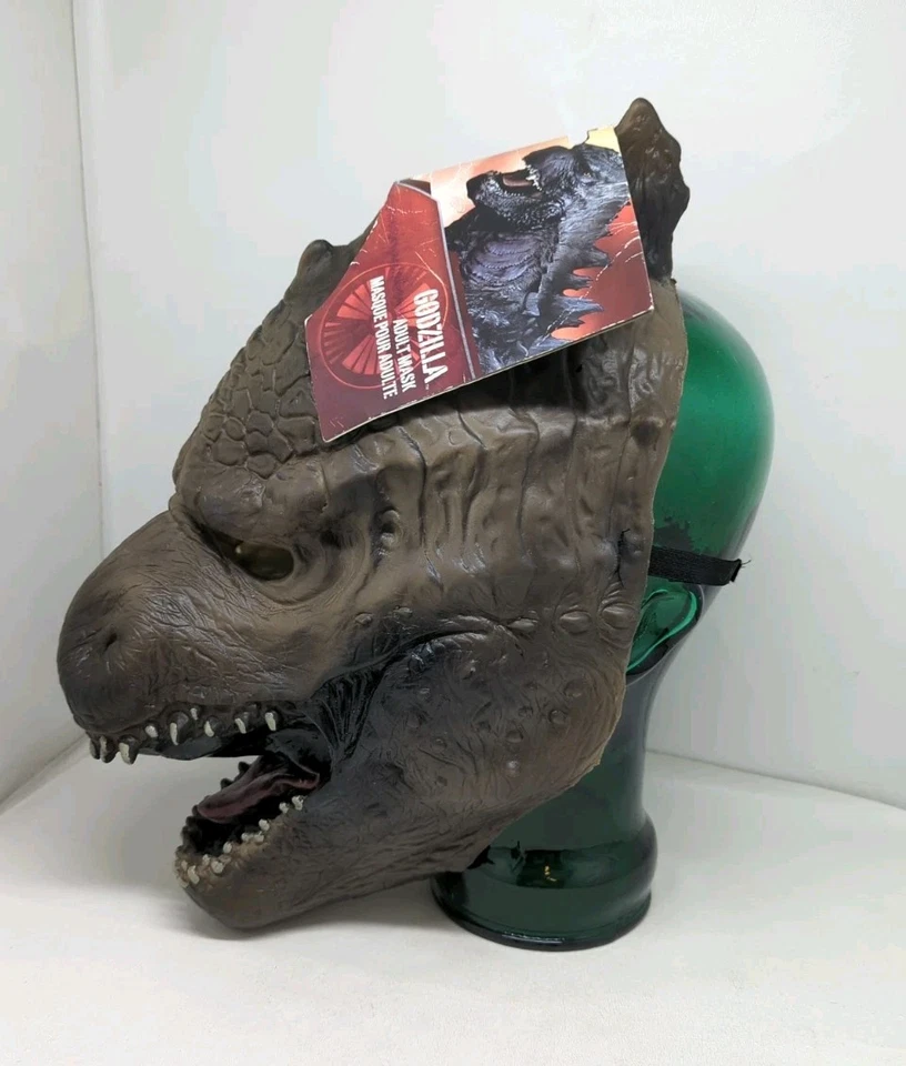 Rubie's Godzilla Adult Mask Toho Warner Bros. #4316 NEW With Tag 2015 - Image 3 of 4