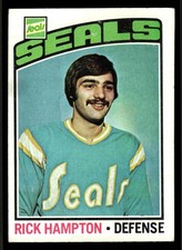1976-77 Topps Rick Hampton #113 - California Golden Seals
