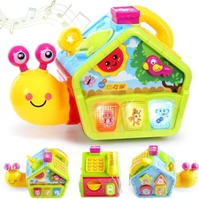 Crawl Snail Activity Cube Center for Baby - Syncfun