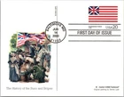 Dr Jim Stamps Fdc 20C Continental Colors Flag 1776 4X6 Postcard Fleetwood