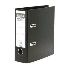 Elba A5 Folder Plastic Rado Plastic Height 7.5 cm Wide Black
