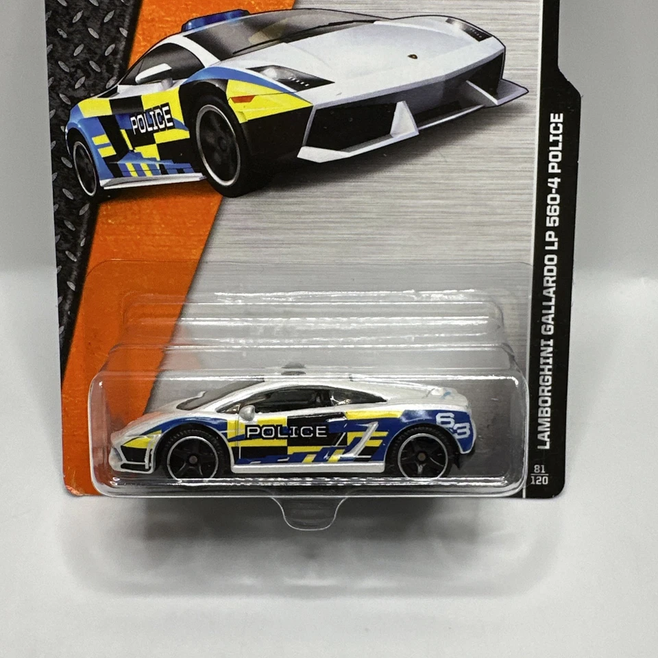 Matchbox 2014 81/120  Lamborghini Gallardo LP 560-4 Police NEW + FAST SHIPPING - Image 2 of 4