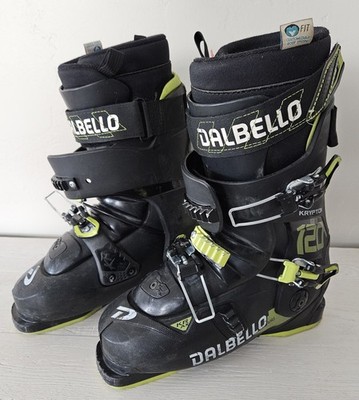 Dalbello Krypton 120 KR AX Ski Boots Mens 25.5 Black Stiff Flex Alpine Downhill
