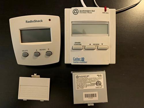 Southwestern Bell FM112B2 Caller ID New Call + RadioShack ID 11A02 ID