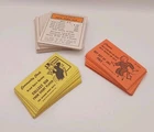 Vintage 1936 Parker Brothers Monopoly Board Game TITLE DEEDS CHANCE CHEST CARDS