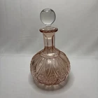 Vintage Mayfair Pink Depression Glass Decanter (No Chips!)
