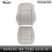 2005-2008 Fits Dodge Magnum Leatherette Passenger Seat Covers Light Graystone