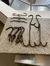 Commercial Meat Hooks Vintage But Usable Heavy Duty