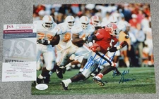 GARRISON HEARST "92 All-AMERICAN" Signed UGA GEORGIA 8x10 photo JSA COA 9568