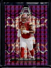 2024 Panini Mosaic Jonathan Allen Purple Prizm #/49 Commanders