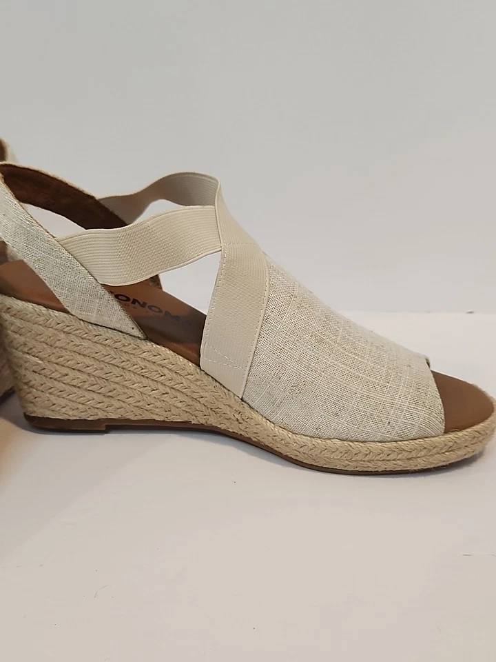 Sonoma Choraletan Light Brown Wedge Heel Shoes - Size 8 - Image 4 of 4