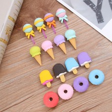 4 Boxes School Stationery Kids Eraser Animal Mini Erasers Cute Cartoon